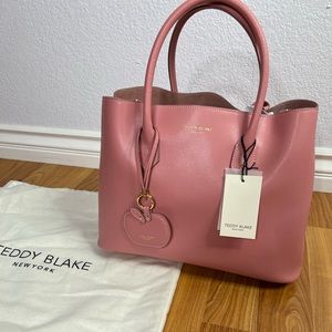 BRAND NEW WITH TAGS! Teddy Blake Vanessa Palmelatto 14” Handbag, Pink Color